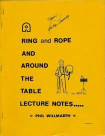 A Ring and Rope and Around The Table Lecture Notes/Autographed