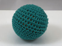 Hand knit Crocheted Ball 2-inch Solid Green