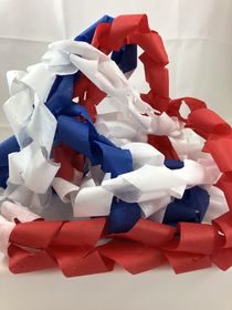 Mouth Coils Patriotic Colors Paper Production