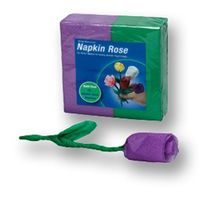 Napkin Rose Refill Pack-Purple