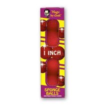 Sponge Balls 1 inch Super Soft Red by Gosh