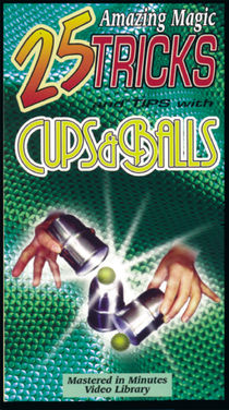 VHS - 25 Amazing Magic Tricks With Cups & Balls