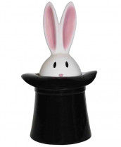 Magicians Top Hatwith Bunny cookie Jar.jpg